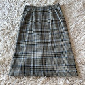 Claude Pierlot Wool Lined Pencil Skirt